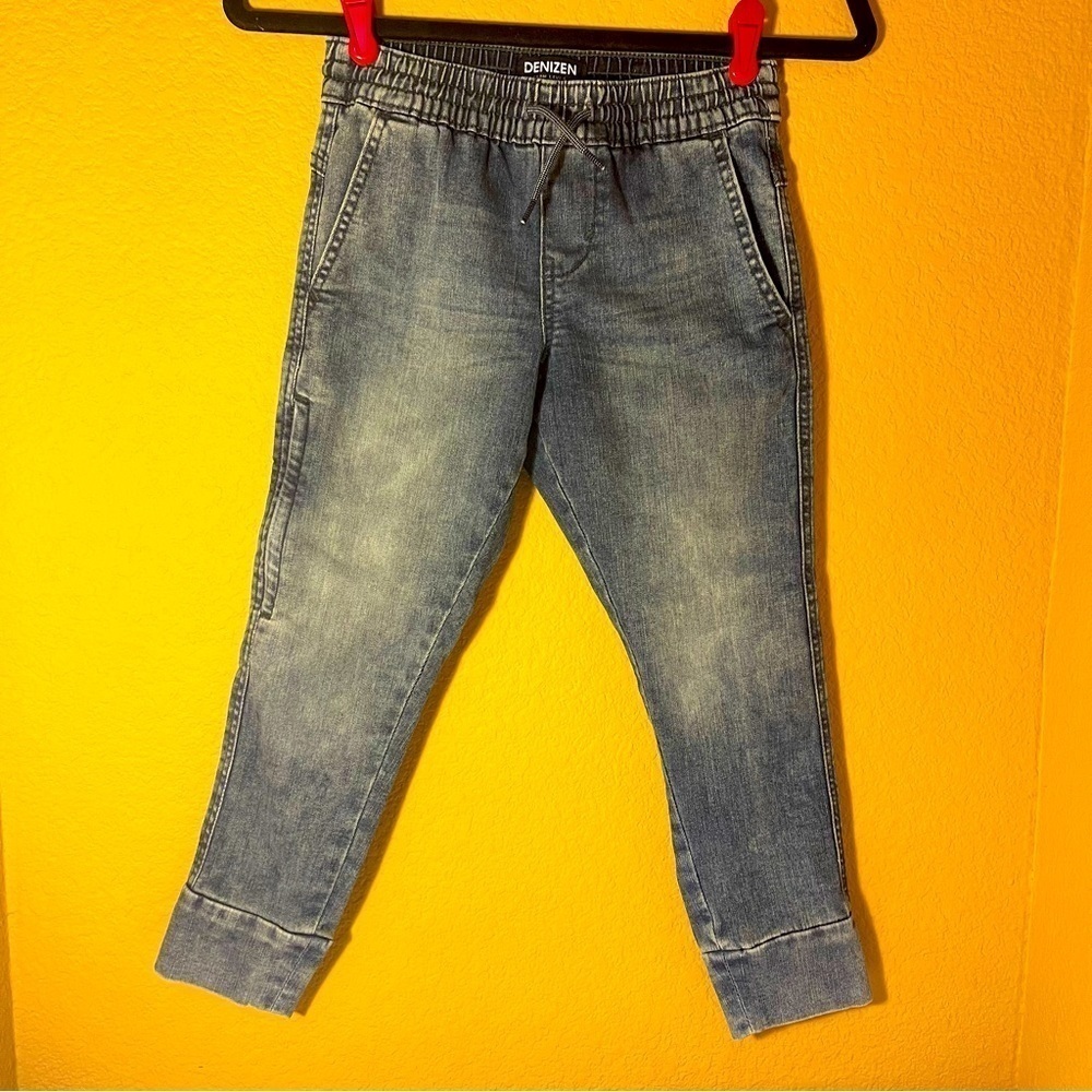 DENIZEN by LEVI'S Boys 8 Jogger Pants Elastic Waist & Cuffs Cozy Comfortable